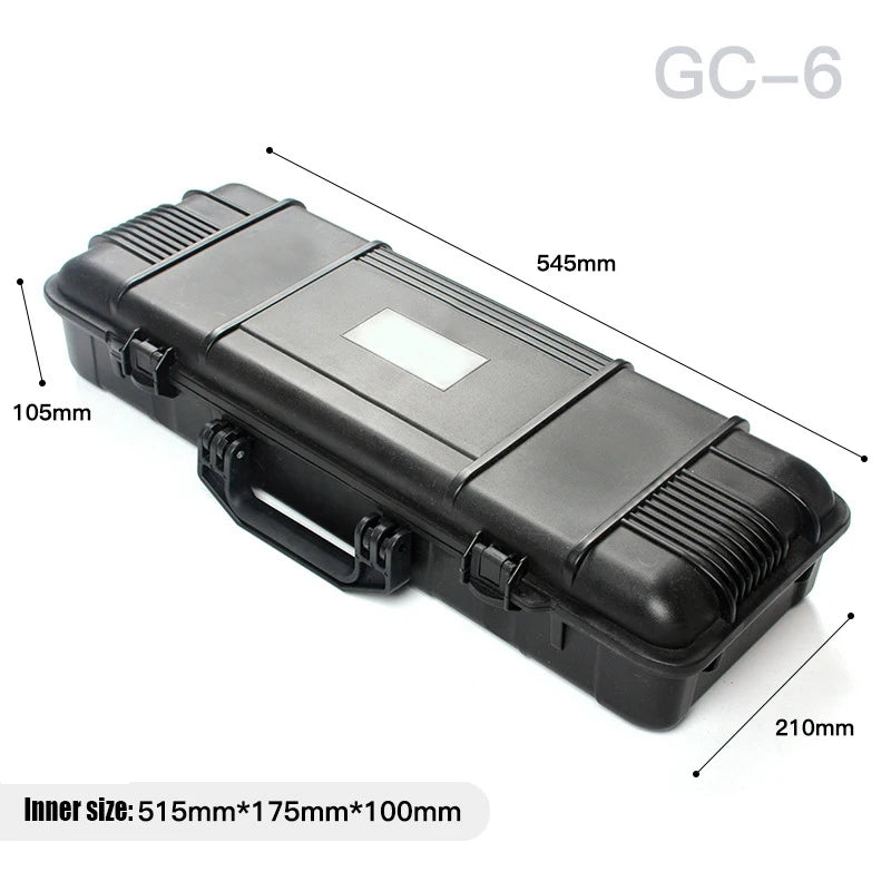 545*210*105mm Tactical Gun Case Rifle Sights Carry Protective Box Shockproof Instrument Tool Box Hunting Accessories