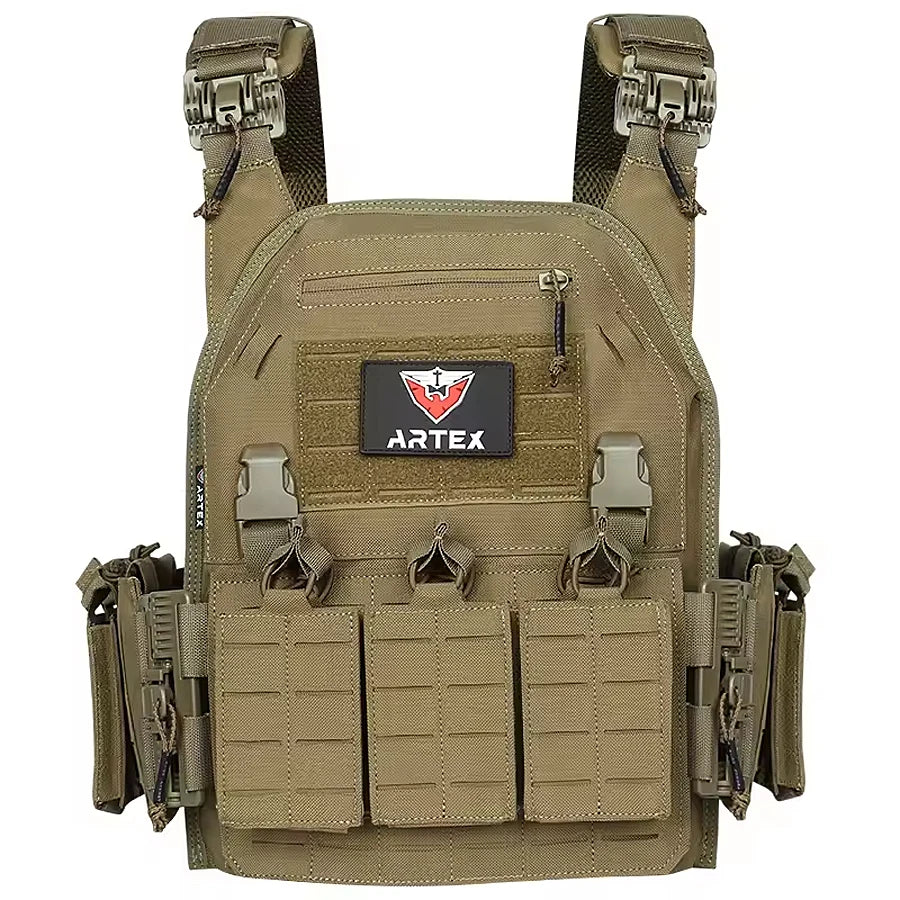 Outdoor quick release vest with multifunctional laser abrasion resistance and breathability