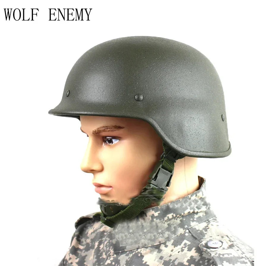 PASGT M88 Helmet Tactical Hiking Full Hunting Fans Made Of Steel Helmet,full Steel 59-63CM