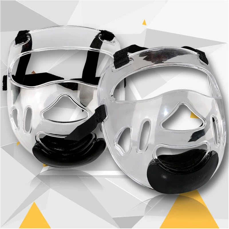 Taekwondo Mask Face Protection Adults Kids Airsoft Tactical Fast Helmet Head Cover Karate Men Women Face Guard Martial Arts