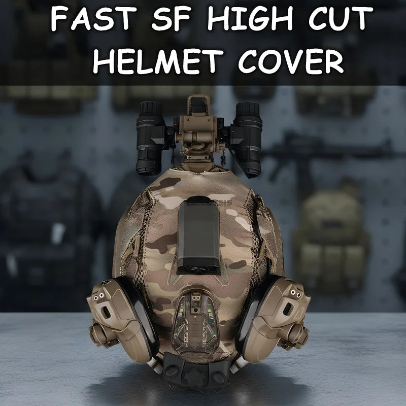 Upgrade Tactical Helmet Cover for FAST SF HIGH CUT Helmets Cloth Helmets Accessories