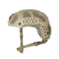 High-Cut Tactical Helmet with Top Mount Rail System Lightweight Ventilated Design Compatible with FAST ARC SF Accessories