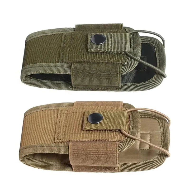 1/2/3Pcs Nylon Pouch Tactical Radio Walkie Bag Holder Pocket Portable Interphone Holster Carry Bag Hunting Camping