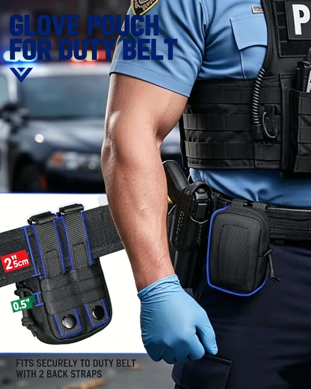 Disposable Glove Pouch MOLLE Nylon Tactical Pouch Duty Belt EMT Medical Gloves Storage Bag Outdoor Hunting Waist Pack Accessory