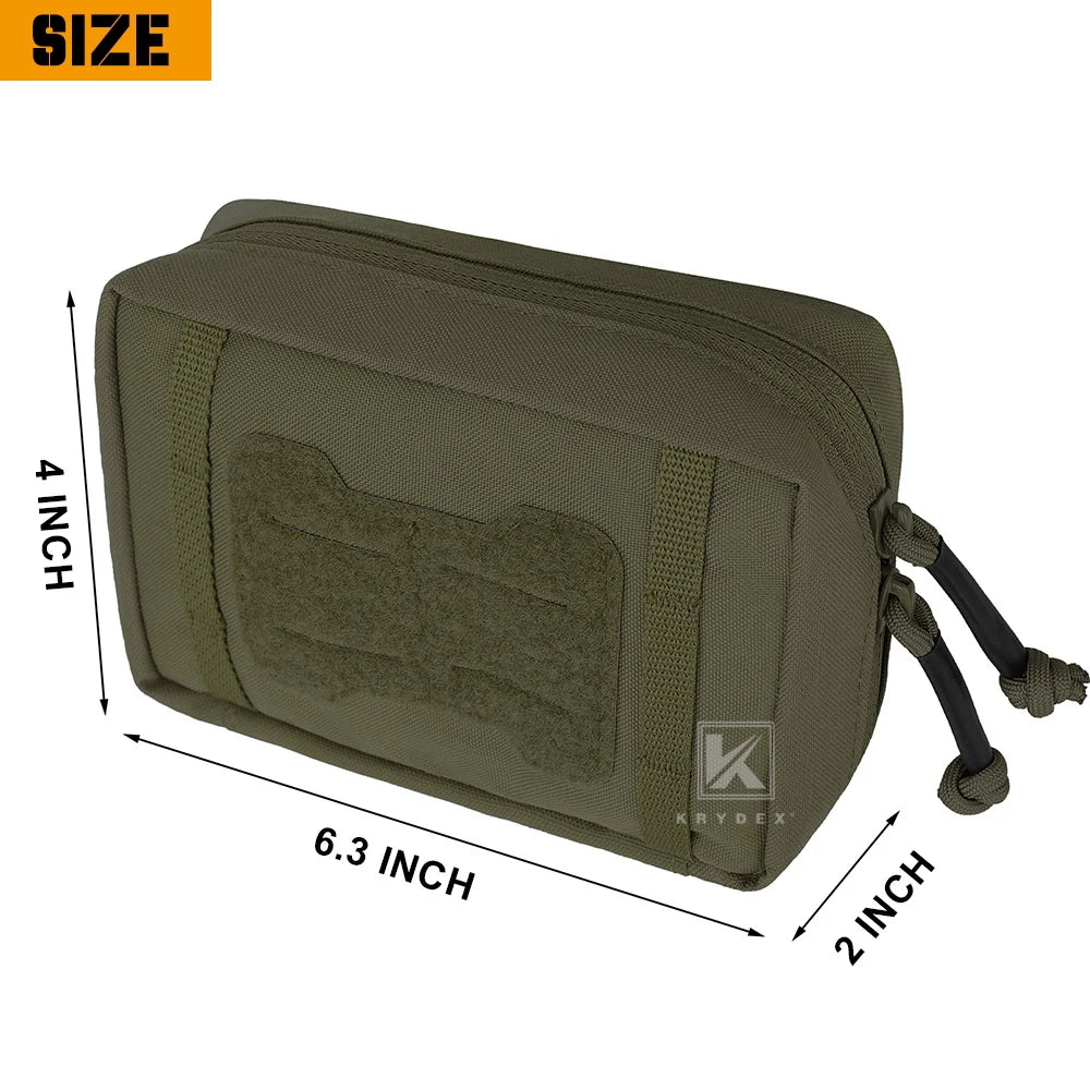 KRYDEX Tactical MOLLE Pouch EDC GP Pouch Utility Compact Multi Function Bag For Vest Backpack Belt Outdoor Hunting Accessories