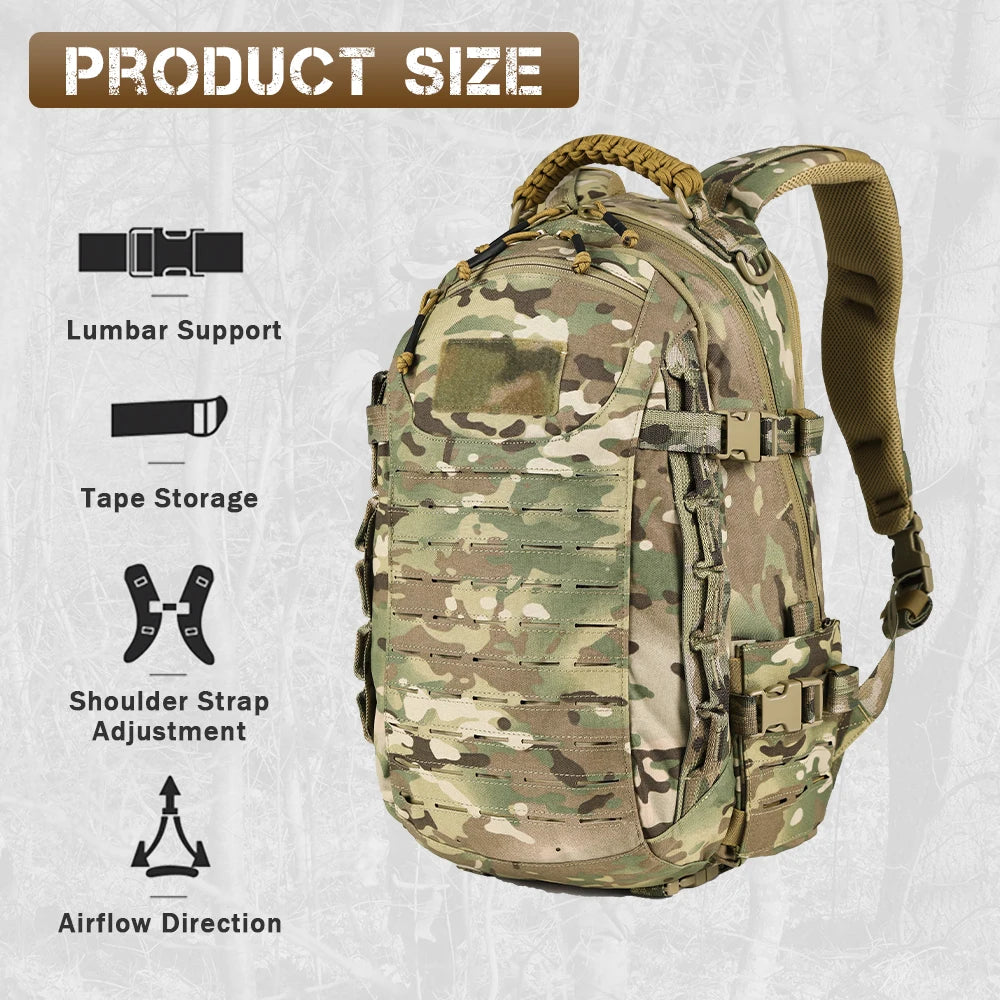 VOTAGOO Assault Dragon Egg 2nd Generation Travel Backpack Outdoor Mountaineering Camping Hiking Tactical Military Camouflage