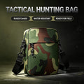 Hunting Bag Lightweight Portable Water Resistant Nylon Camouflage Crossbody Bag Outdoor Camping Hiking With Zipper Sling Bag