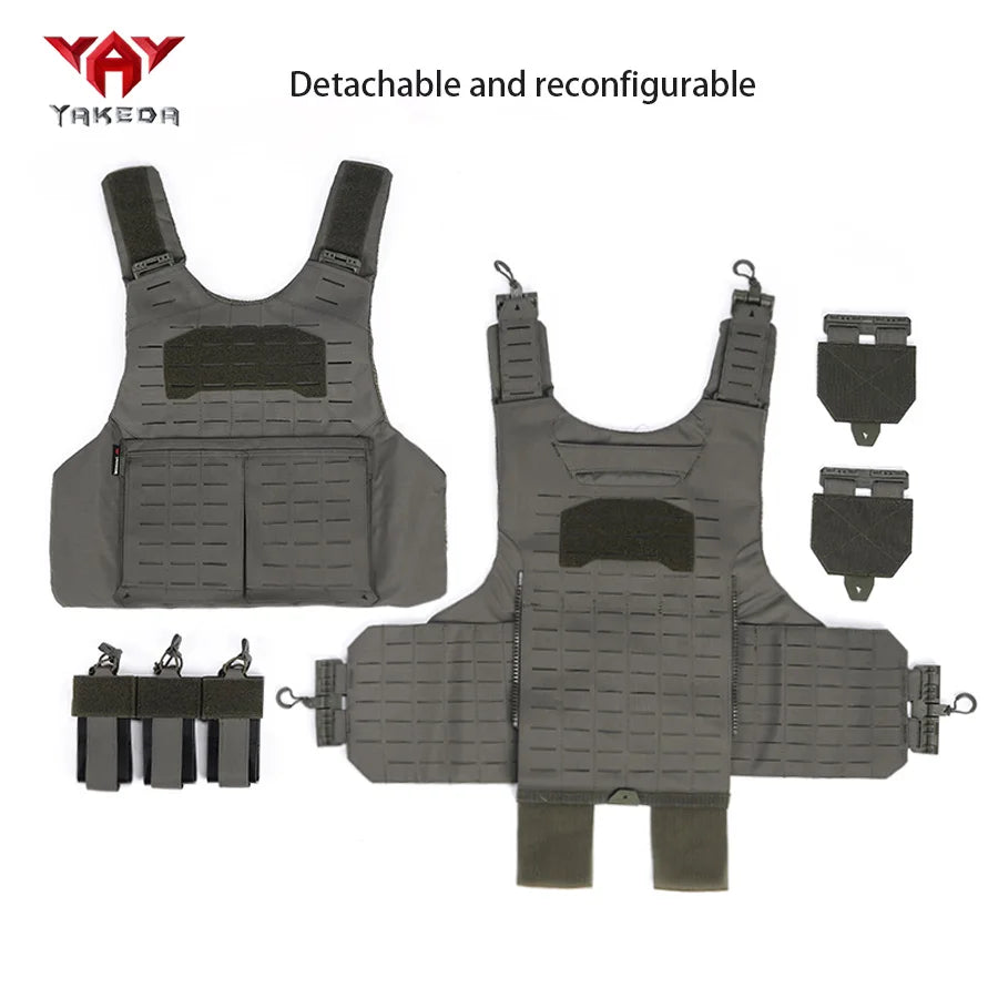 YAKEDA shoulder and waist quick disassembly hunting vest hidden triple equipment bag sports vest