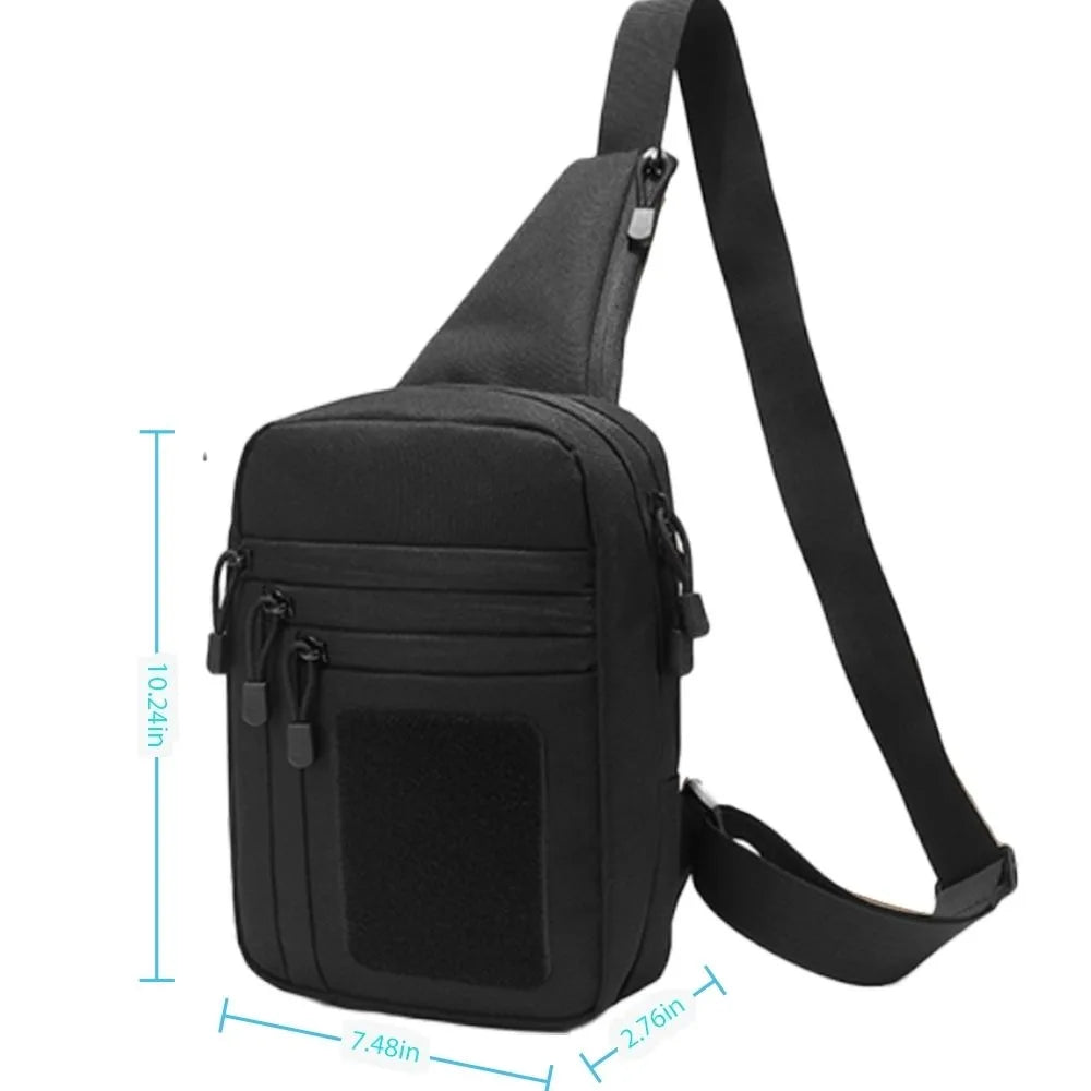 Tactical Pistol Gun Bag Concealed Carry Gun Holster Handgun Storage Chest Bag EDC Tool Bag Pistol Gun Shoulder Sling Bag