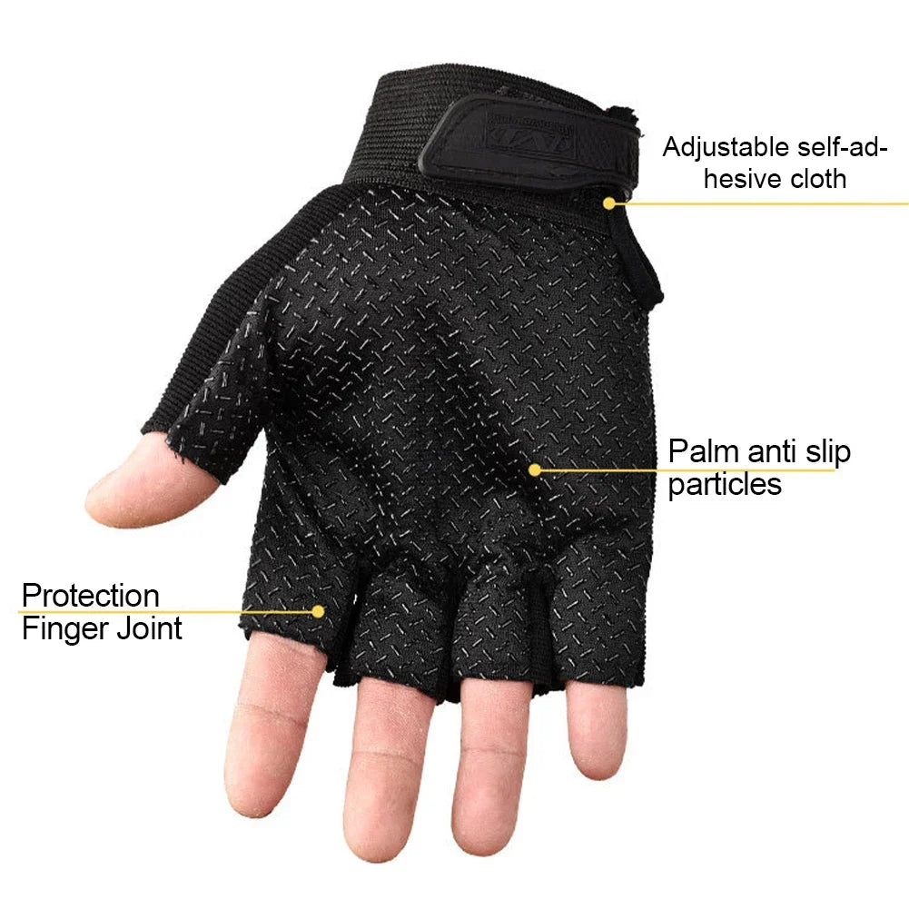 Men Tactical Gloves Half & Full Finger Anti-Skid Paintball Airsoft Combat Bicycle Protective Gear