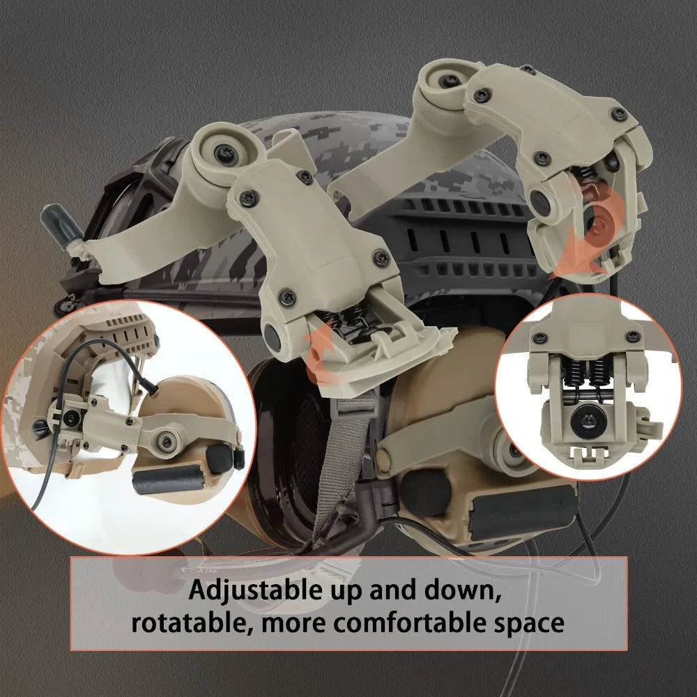 Hearangel ARC Rail Adapter Accessories for Comta ii Comta iii Tactical Headsets Upgade Version