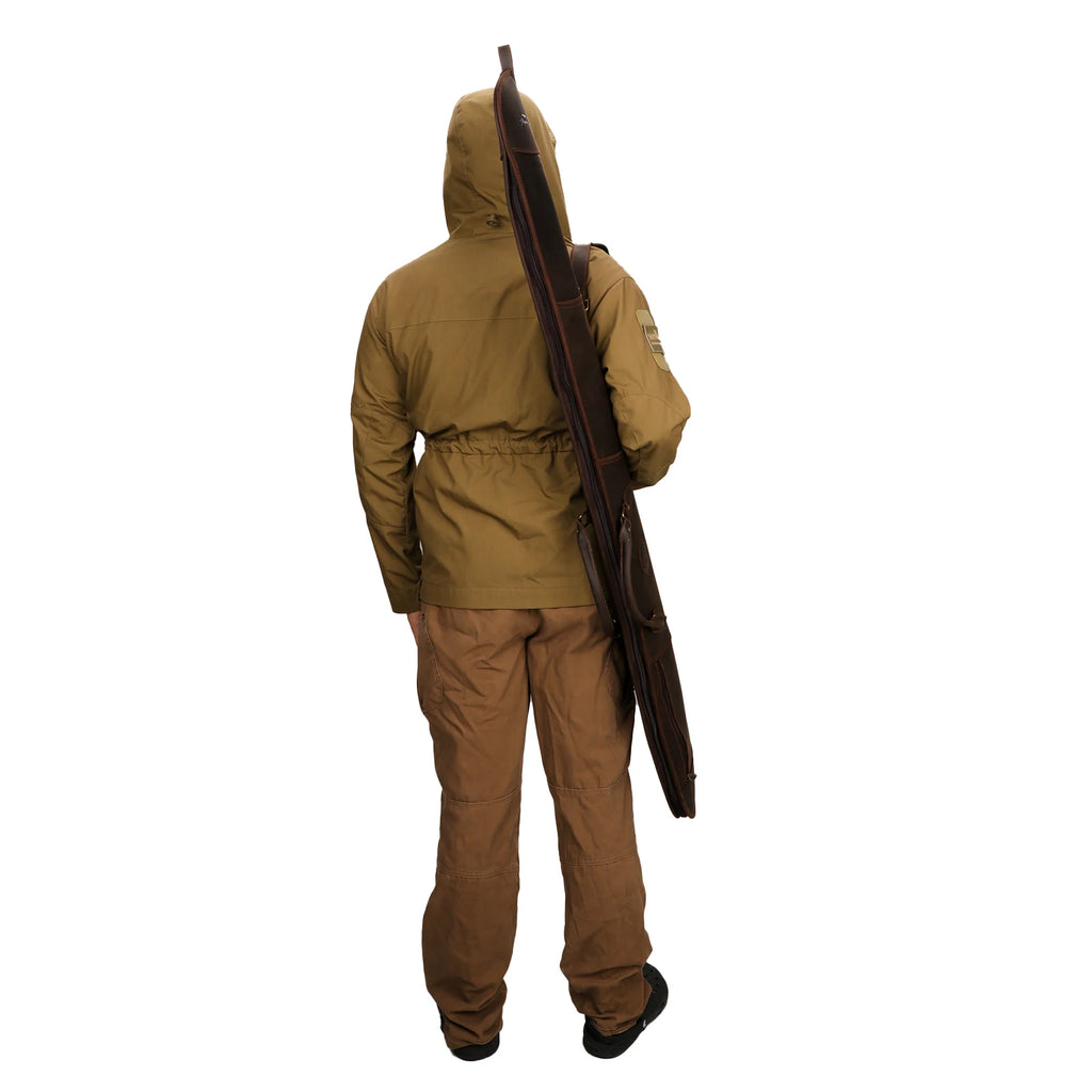 Tourbon Hunting Accessories Shotgun Case Leather Gun Carry Bag Slip Soft Padded with Shoulder Strap Shooting