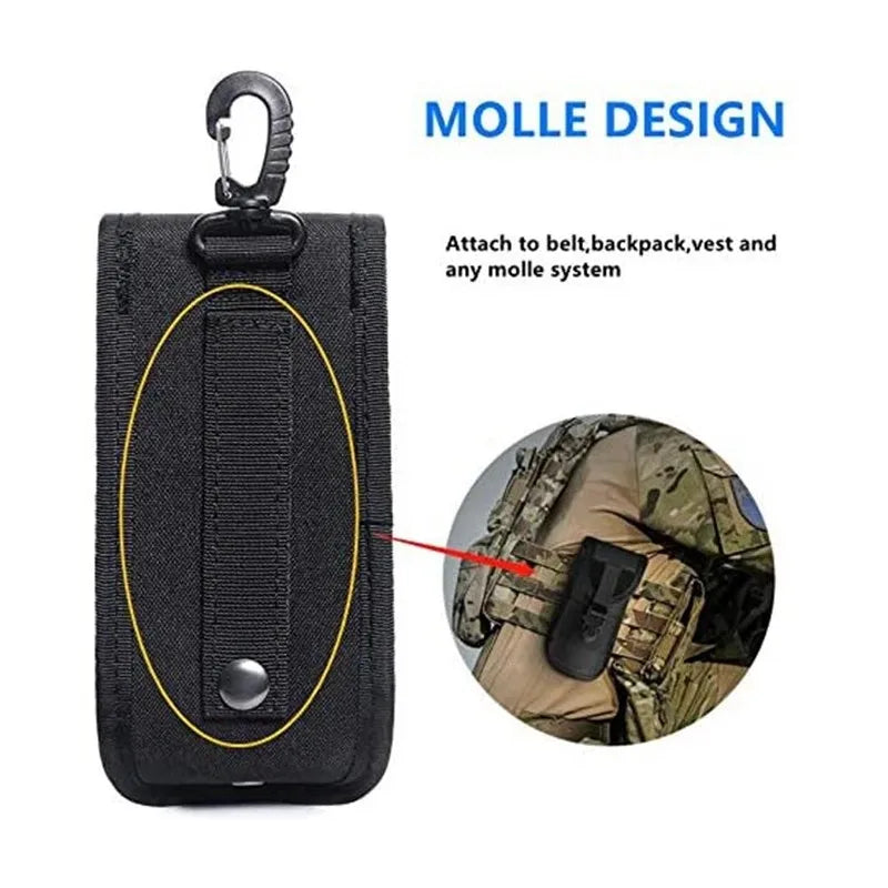 Outdoor Molle Sunglasses Holder Glasses Pouch EDC Waist Pack Utility Hiking Hunting Accessories Organizer Eyeglasses Case Bag