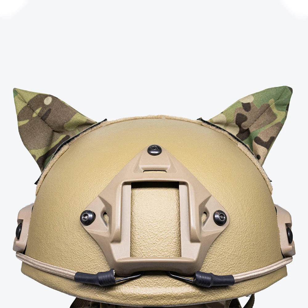 Tactical Helmet Patch Airsoft Fast Helmet Cat Ear Decoration Wargame Cosplay Accessories Outdoor Hunting Shooting Equipment