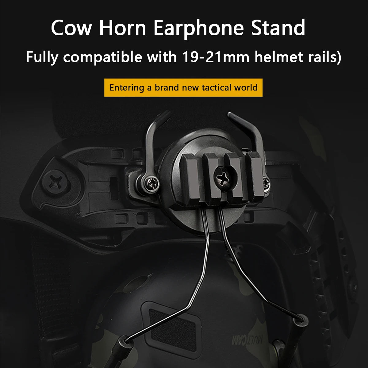 Tactical Gen5 Helmet Headset Foldable No-Pickup Version Shooting Noise-Cancelling Headphones Hunting PTT Fast Helmet Adapter