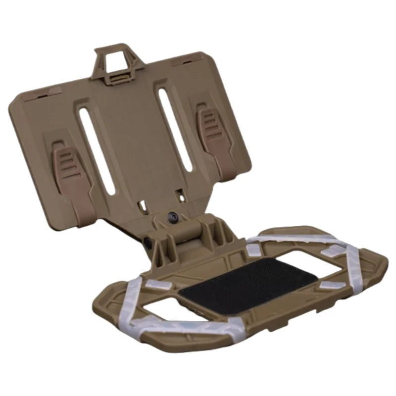 Ultralight MOLLE Navigation Panel - Foldable Front Mount for Maps & Smartphones (Field-Ready)