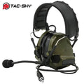 TS TAC-SKY COMTA III New Detachable Headband, Silicone Earcups, Outdoor Pickup Noise Canceling Shooting Tactical Headphones C 3