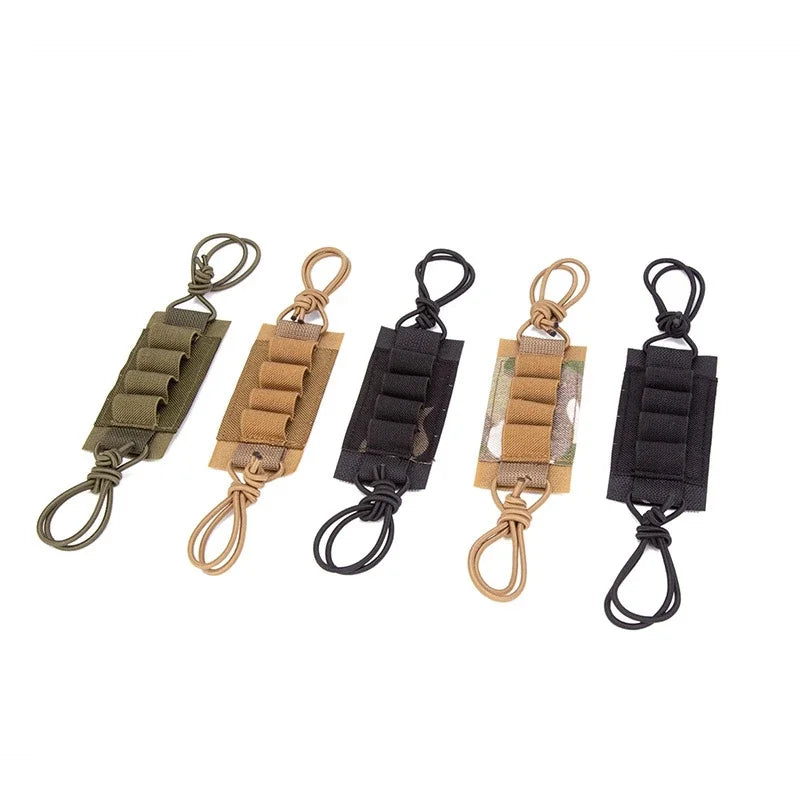 Tactical Helmet Battery Storage Bag, Elastic Lanyard, Wire Fixing Velcr0, CS Game Toys, Outdoor Sports Accessories, QG647