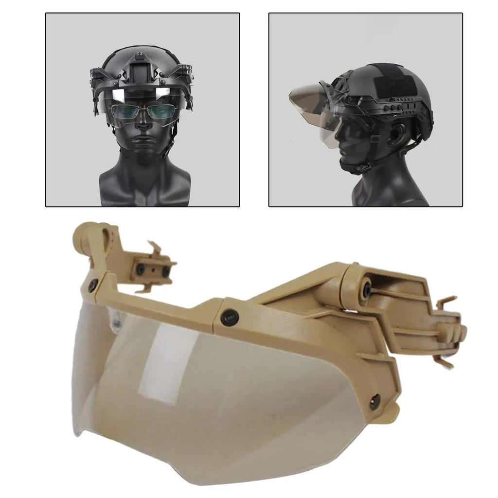 Tactical Split Anti-Fog Safety Goggles Wearable Myopia Glasses for Game