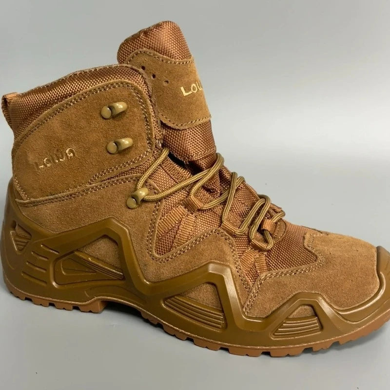 Classic Brand Climbing Shoes Men Anti-Slippery Hiking Boots Man Designer Brand Walking Outdoor Shoe Suede Leather Hunting Shoe