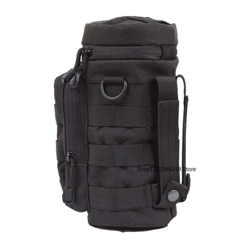 Camping Hydration Waist Pack Water Bottle Holder Kettle Pouch Shoulder Bag for Hiking Cycling Hunting Camping and Picnicking