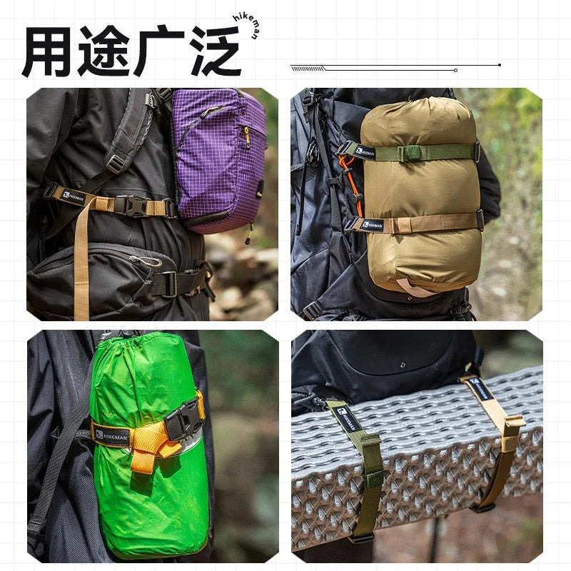 Fashion Durable Non-slip Backpack Chest Bag Strap Harness Adjustable Shoulder Outdoor Camping Tactical Bags Straps Accessories