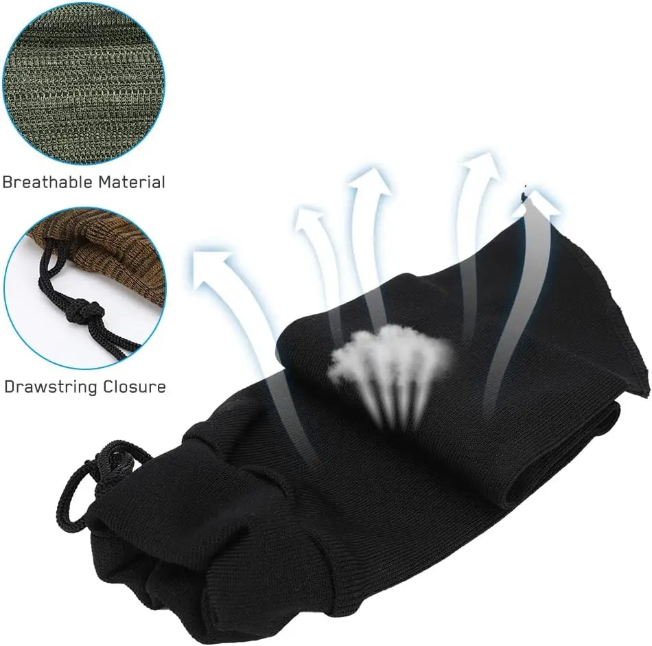 Gun Sock 40cm/15.74'' Hunting Accessories Silicone Treated Gun Storage Bag Gun Protection Cover Bag Case for Tactical Hunting