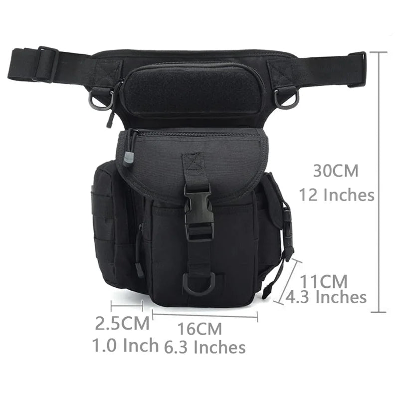 Outdoor Bag Waterproof Oxford cloth Mountaineering Portable High Strength Durable Nylon Multifunctional Tactical Leg Bag