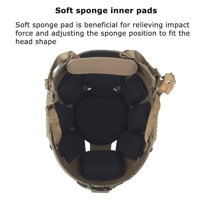 CS Airsoft Helmet Wargame Combat Training Sports Helmets Adjustable Suspension System Hunting Tactical Half Covered Helmet