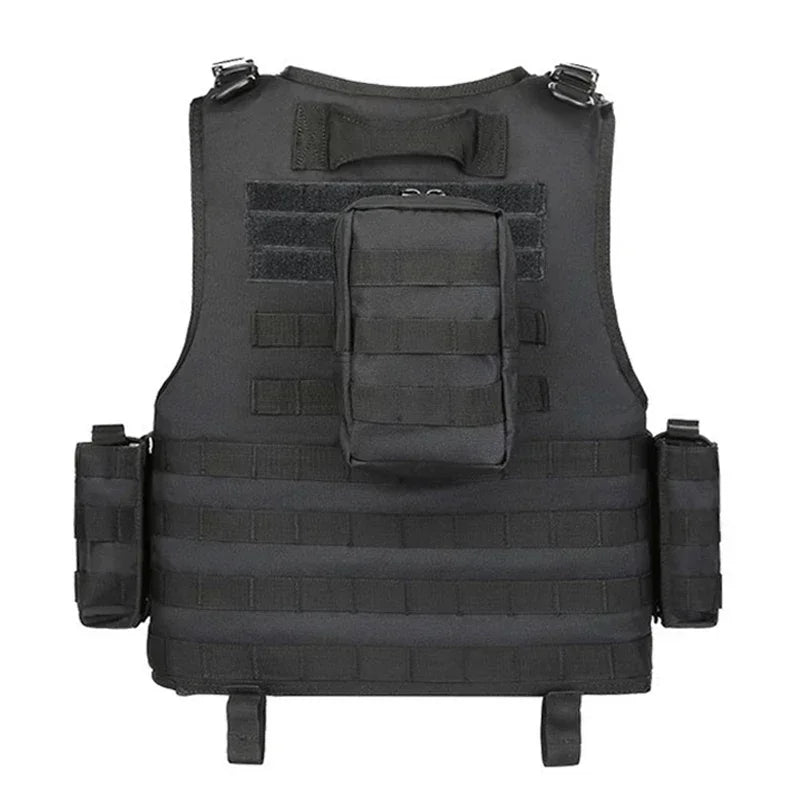 Outdoor Tactical Hunting Molle Vest Men's Multifunction Camouflage CS Wargame Body Hiking Tactics Training Protective Vest