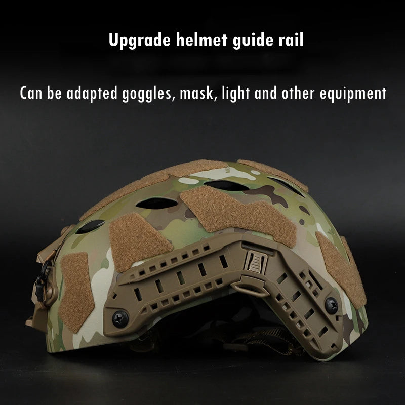 Tactical FAST Helmet Airsoft MH Helmet ABS New Thickened Outdoor PJ Air Gun Shooting CS Sports Equipment