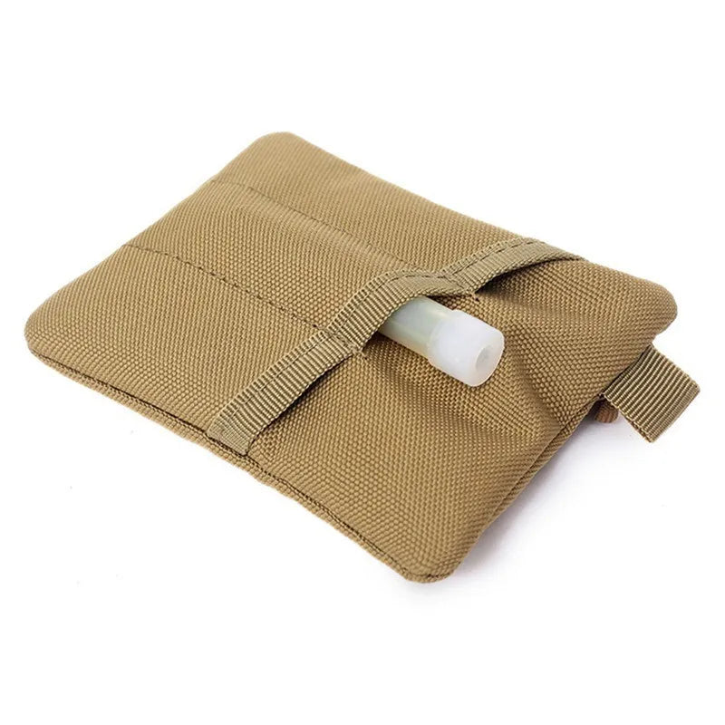 1000D Nylon Outdoor Camping EDC Molle Wallet Waterproof Portable Travel Zipper Waist Pouch for Camping Hiking Hunting EDC Pouch