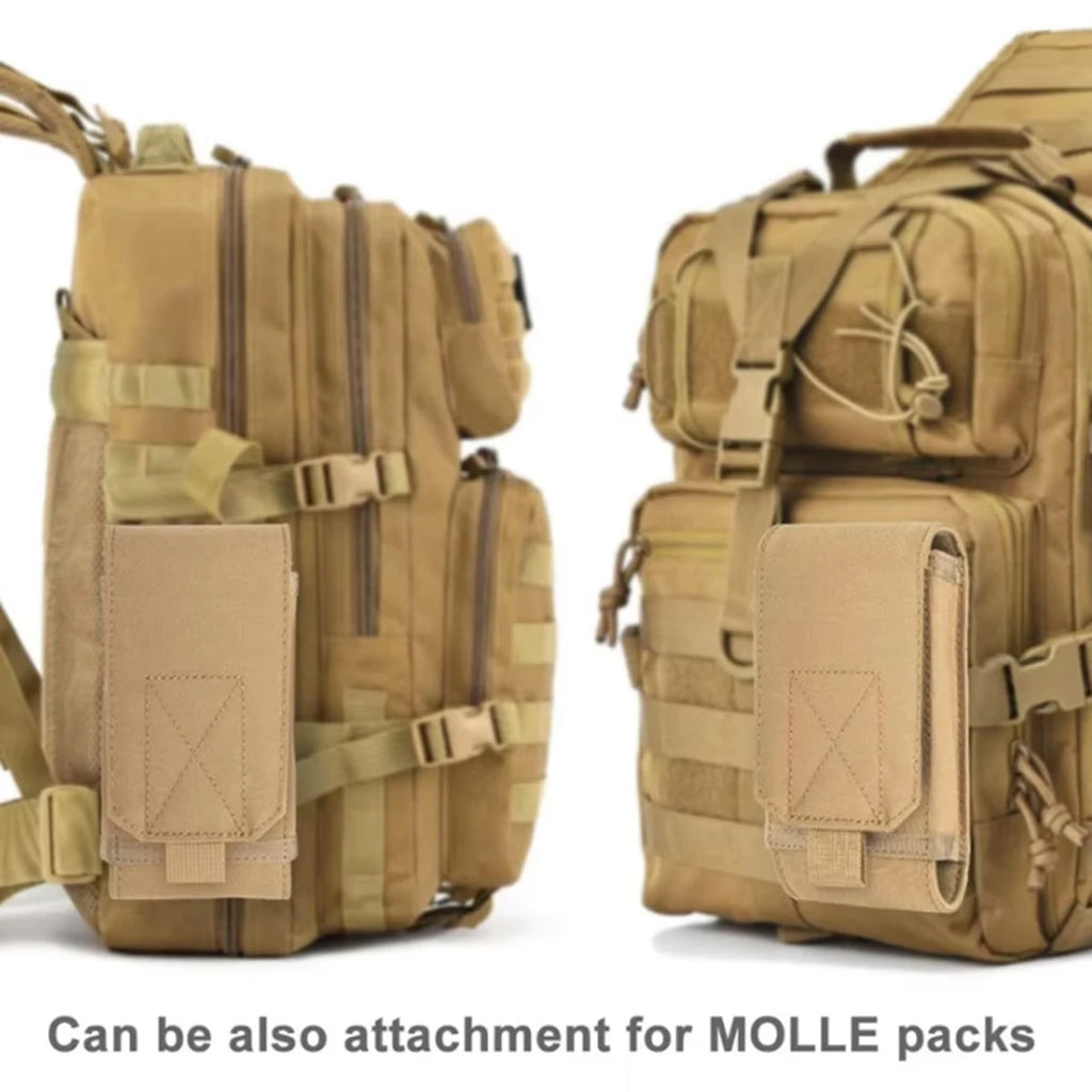 Molle Laser Pouch Tactical Cell Phone Belt EDC Pouch Holder Waist Accessories Bag Outdoor Camping Mobile Phone Pack Bag