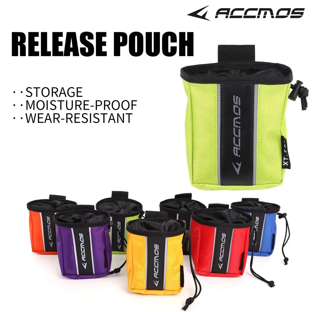 ACCMOS Archery Release Pouch Portable Bow Carrying Bag for Hunting And Shooting