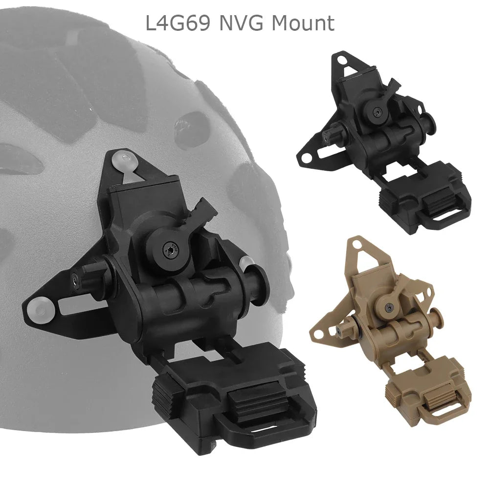 Helmet L4G69 NVG Night Vision Goggles Mount for PVS15 PVS18 PGPNVG18,Tactical Paintball Fast Helmet Accessory
