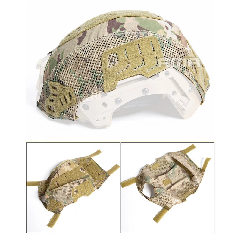 FMA Tactical Hunting MIC FTP BUMP Helmet Cover Skin Helmet Protective Cover Camouflage Cloth for WENDY Helmet