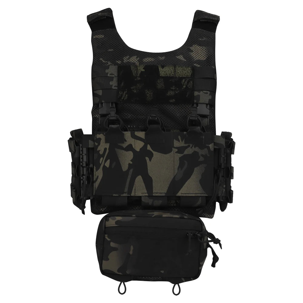 POSEIDON DEFENSE LV-119 Maritime Version Vest Plate Carrier Come With Triple Magazine Pouch Storage Drop Bag