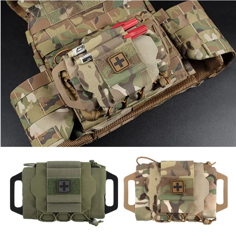 IFAK Medical Pouch MOLLE Rapid Deployment First-aid Kit Survival Outdoor Hunting Emergency Bag Camping Medical Kit