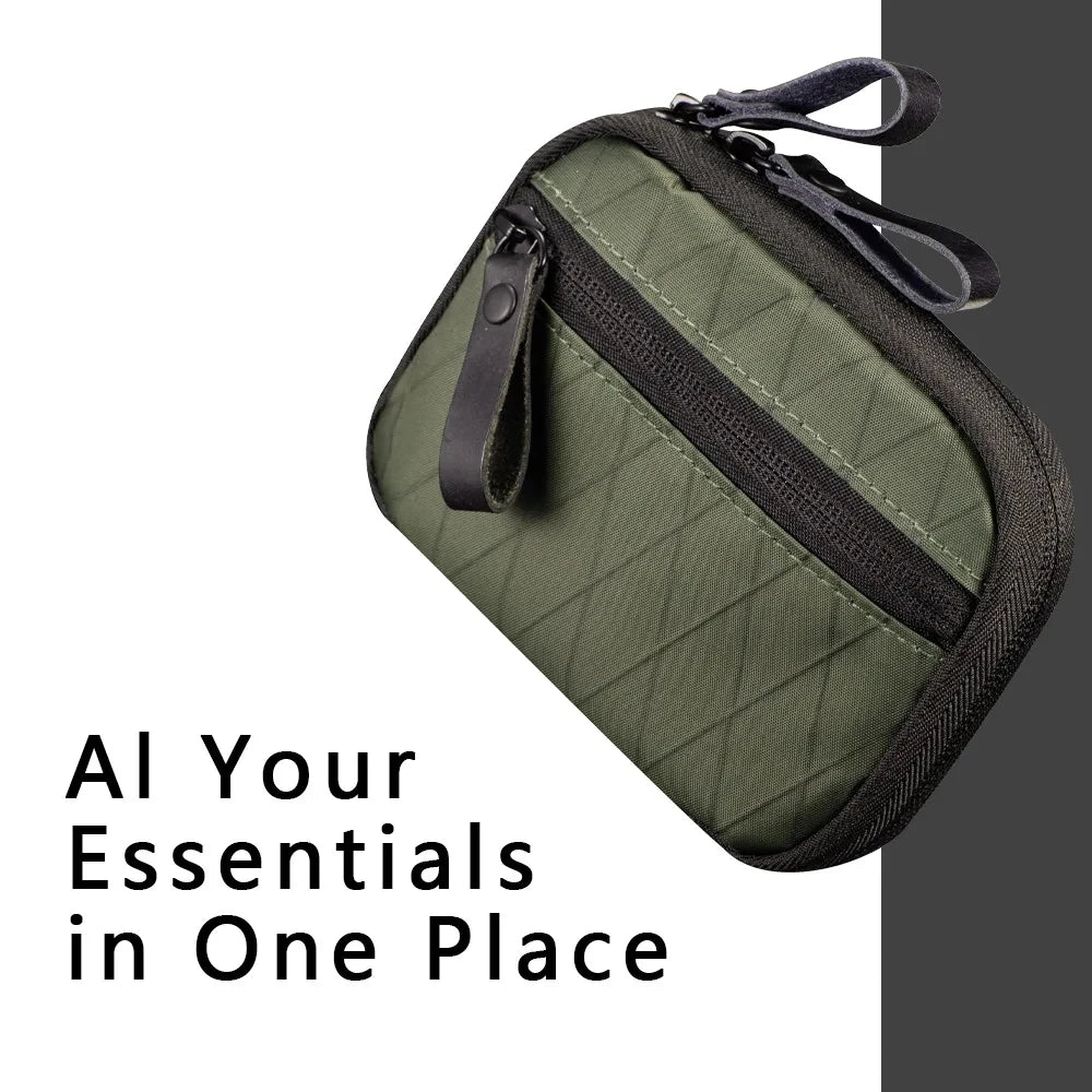 Outdoor Multi-functional EDC Tool Storage Bag, Tactical Large-capacity Card Key Storage Bag, Bicycle Waist Bag