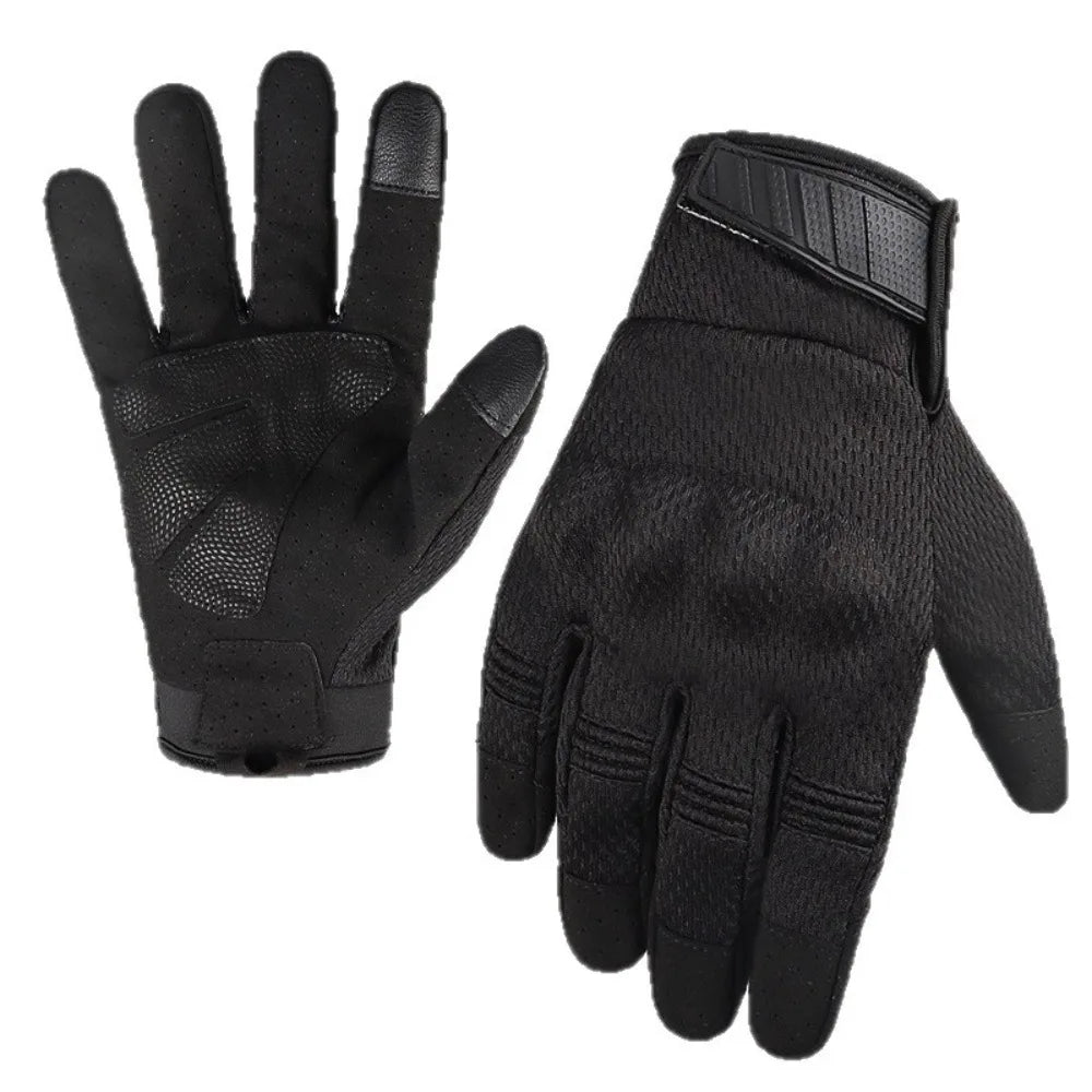 Outdoor Multi-Functional Camo Breathable Tactical Gloves Lightweight Protective Full Finger Touch Screen Motorcycle Riding Glove