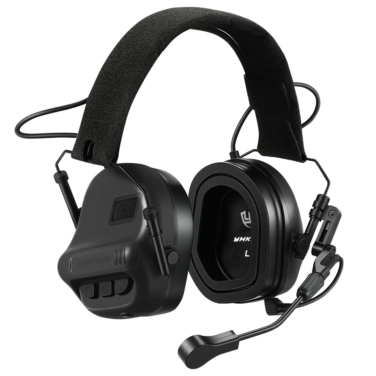YHKEMA tactical communication headset.Shooting noise-reducing earmuffs.Protect hearing and sound amplification