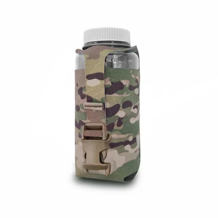Tactical Molle SS Kettle Bag Water Bottle Pouch Bag Suitable for Nalgene 32 Oz Airsoft Vest Plate Carrier Bottle Holder