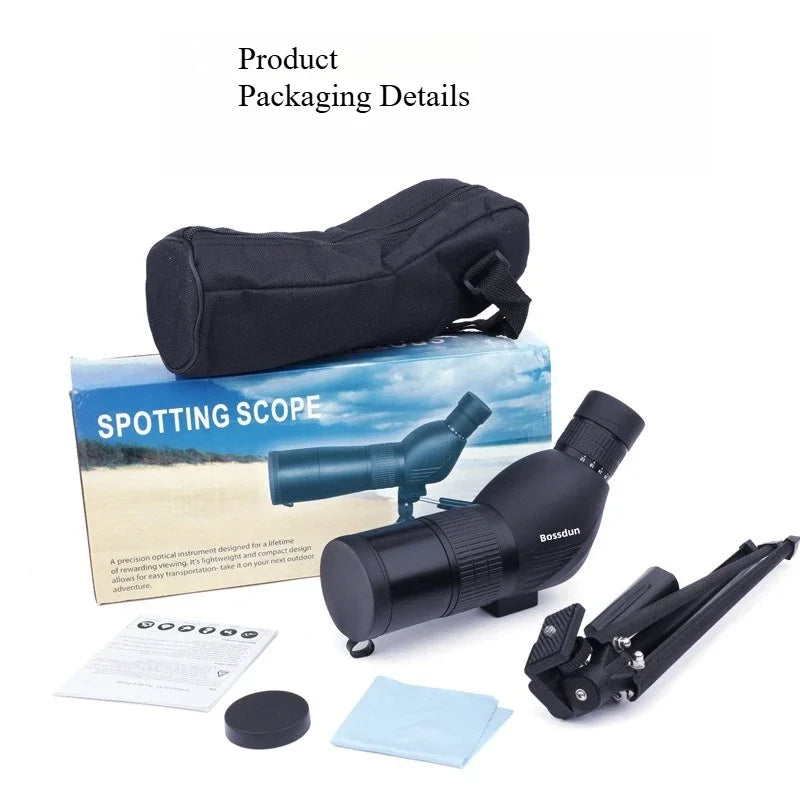 BOSSDUN Single-lens Telescope - 12-36x High-power High-definition Bird-watching, Star-watching and Target-watching Telescope