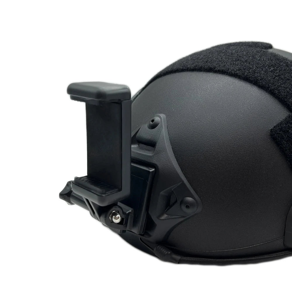 Tactical Phone Helmet Mounting Base Adapter Helmet Phone GoPro Mounting Bracket Suitable for FAST/MICH/NVG Helmet Accessories
