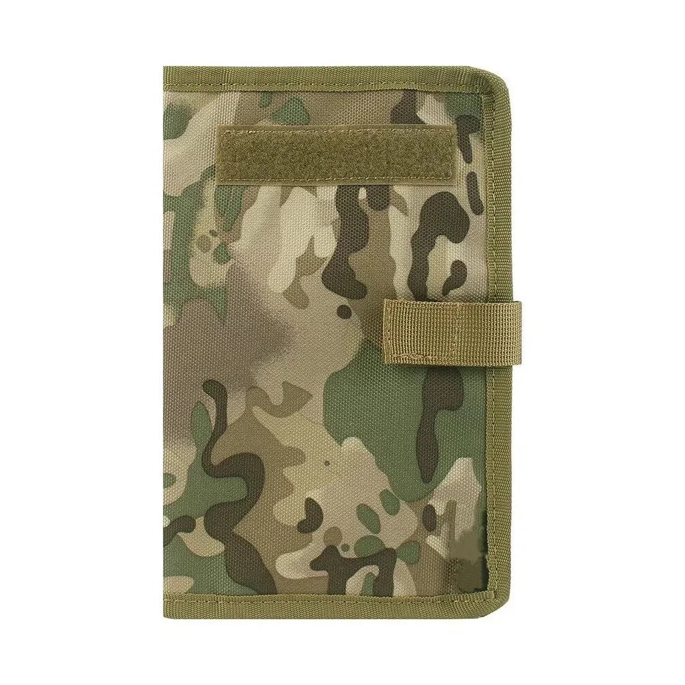 A5 Protective Case Cover Notebook, Outdoor Tactical Pocket Journal with Detachable Loose-leaf Pages