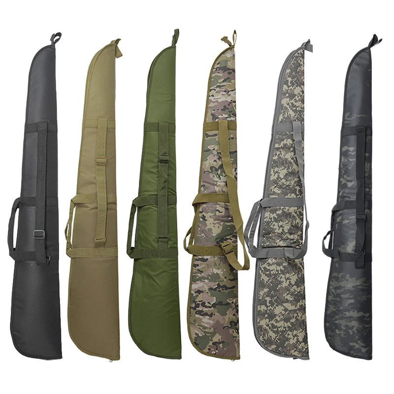 130cm Airgun Combat Rifle Bag Outdoor Hunting Gun Bag Shoulder Mounted Shotgun Sniper Gun Bag Tactical Shooting Airsoft Gear