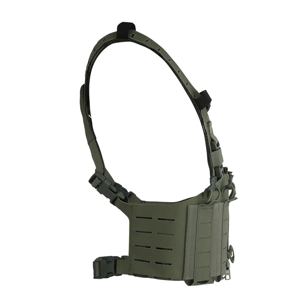 Tactical SF Vest Chest Rigs Lightweight Camouflage MOLLE Militar Hunting Airsoft Assault Vest with Mag Pouch H-Style Strap