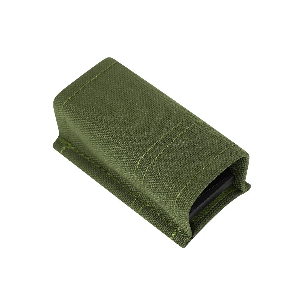 1000D Nylon Single 9mm Magazine Pouch MOLLE-Compatible Elastic Retention  for Shooting Hunting Airsoft