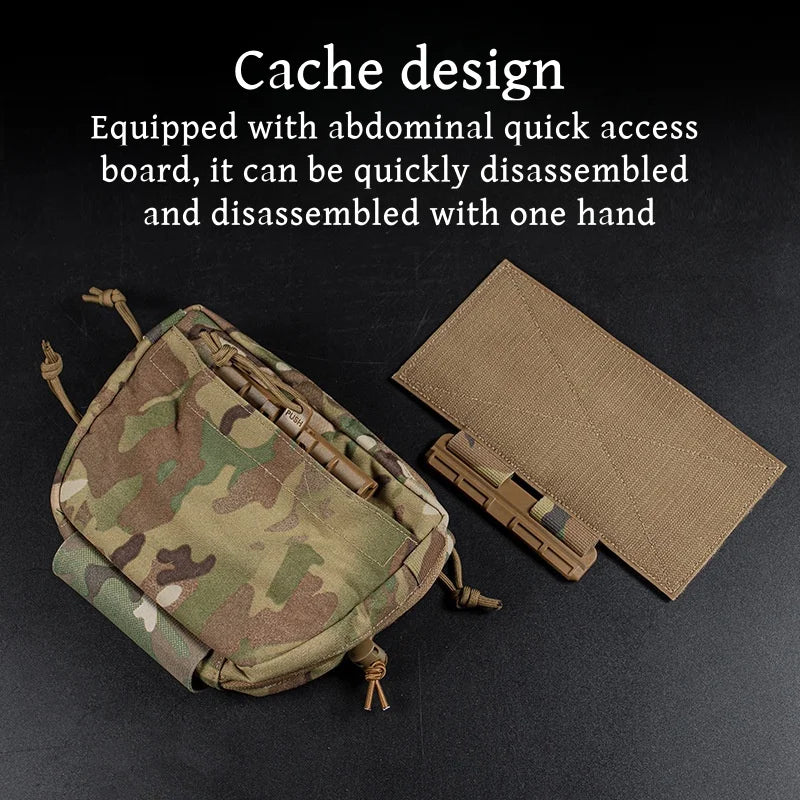 Vest hanging bag, outdoor multifunctional EDC bag, Molle system packaging accessory bag