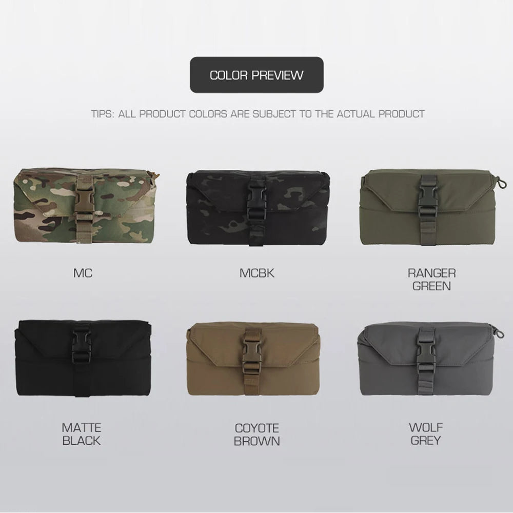 GPNVG-18 Night Vision Goggles Storage Pouch NVG Tactical Goggle Sponge Pad Shock Absorbed MOLLE Protective Bag